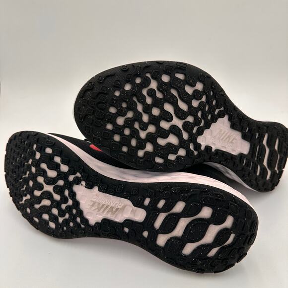 Nike Men's Black & Red Revolution 6 Next Nature Road Running Shoes Size 14 - Picture 8 of 9